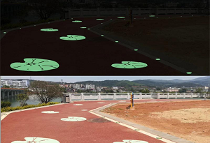 云南彩色發光路面