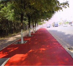 貴州貴陽彩色瀝青混凝土路面
